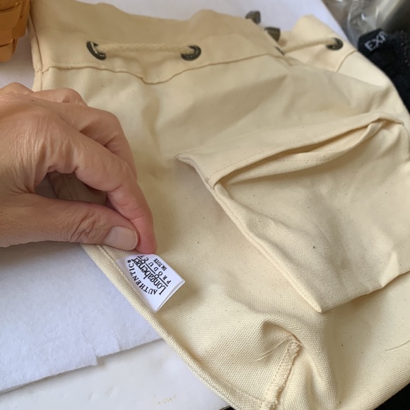 Longaberger Small Boardwalk Purse with liner - Picture 8 of 10